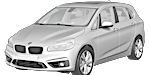 BMW F45 U1155 Fault Code